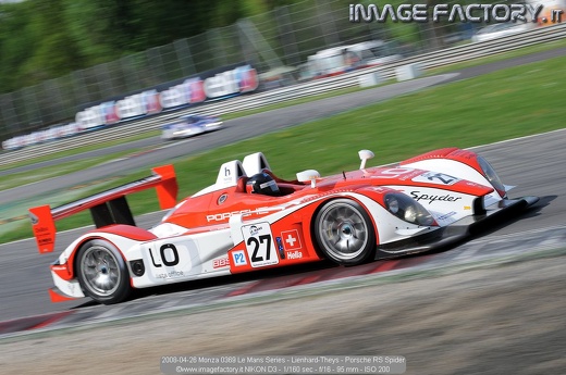 2008-04-26 Monza 0369 Le Mans Series - Lienhard-Theys - Porsche RS Spider